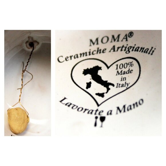 MOMA Deruta Ceramiche Artigianali Dragon Italian Pottery Bell Fima Forti - Picture 12 of 12